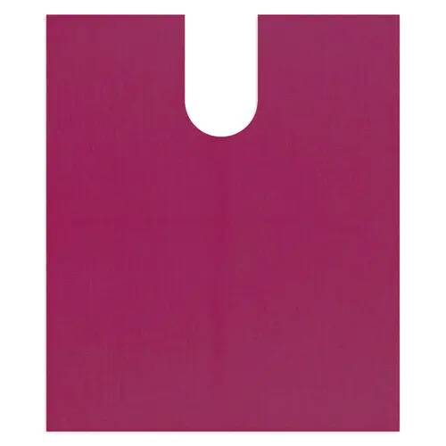 Euronda Disposable Patient Bibs, Burgundy, 20" x 24", 150/Pkg, 22030011