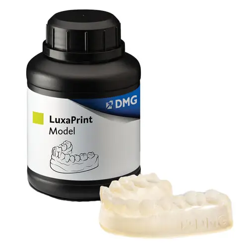 LuxaPrint Model 385/405nm Light-Curing 3D Printing Resin, Transparent, 200g Bottle, 171267
