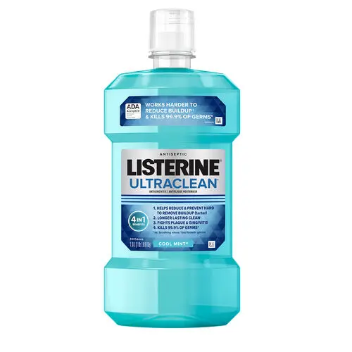 Listerine Cool Mint Antiseptic Mouthwash, 1L, 42267