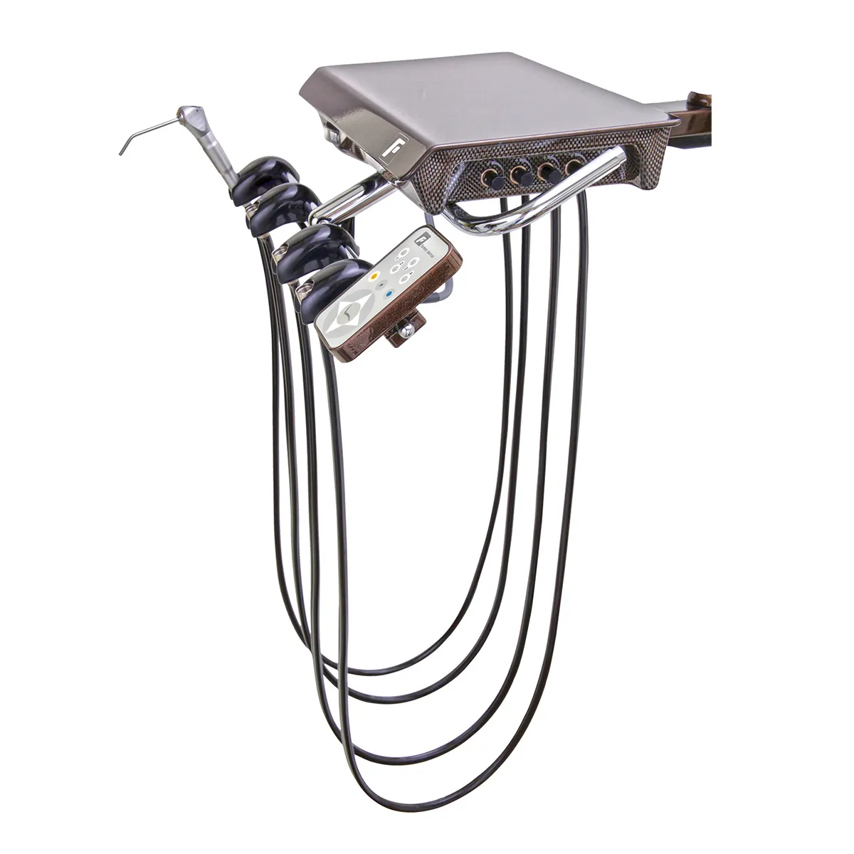 DentalEZ Assistant's Instrumentation System, Model 1096, with Internal Umbilical, Chair Touchpad, and Rear Pivot Chair Mount