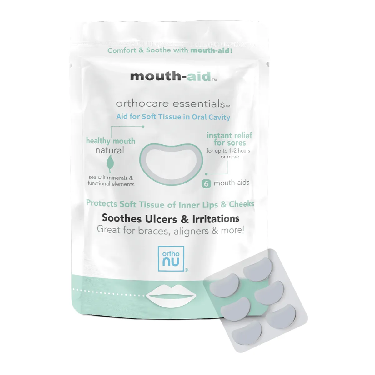 OrthoNu mouth-aid™ Soothing Oral Gel for Braces & Aligners, ORN0005-01