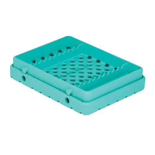 Practicon Cool Cassette 2 Size 10 Instrument Tray, Clean Green, 1/Pk, 7141911GRE
