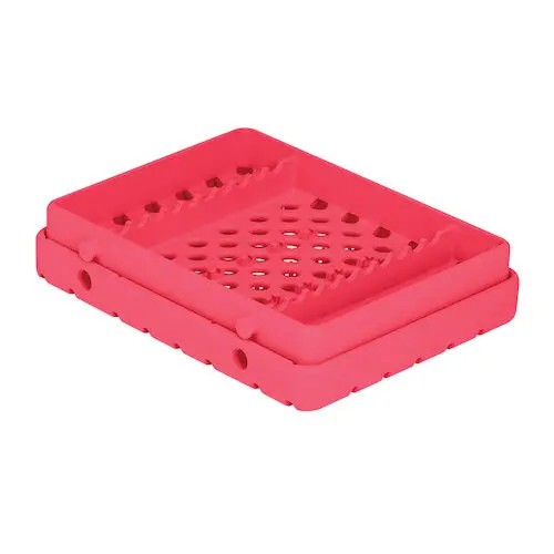 Practicon Cool Cassette 2 Size 10 Instrument Tray, Cool Coral, 7141911COR
