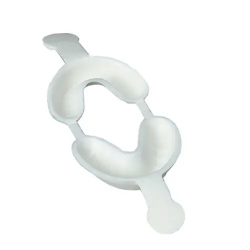 Keystone Hinged EZ Dual Arch Fluoride Trays, Small, White, Disposable, 100/Bag, 9525720
