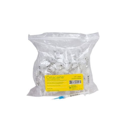 Cetacaine Topical Anesthetic Delivery Syringes, 50/Pkg, 0219S