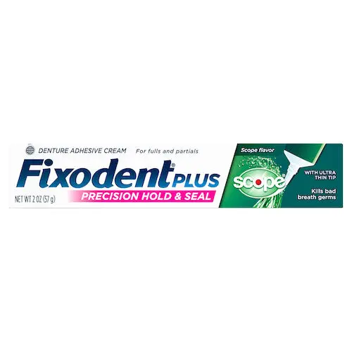 Fixodent Plus Scope Denture Adhesive, 2.0 oz Tube, 80309746