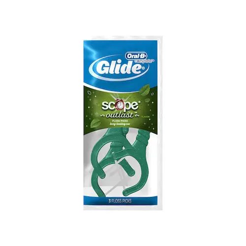 Oral-B Glide Complete Floss Picks with Scope, 3/Pk, 72 Pk/Box, 80306377