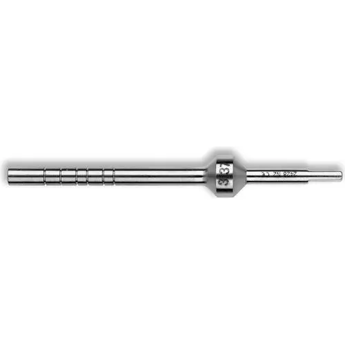 Hu-Friedy Osteotome Bone Pusher, Slightly Convex Tip, 3.7 mm, Straight, OSTMPU37