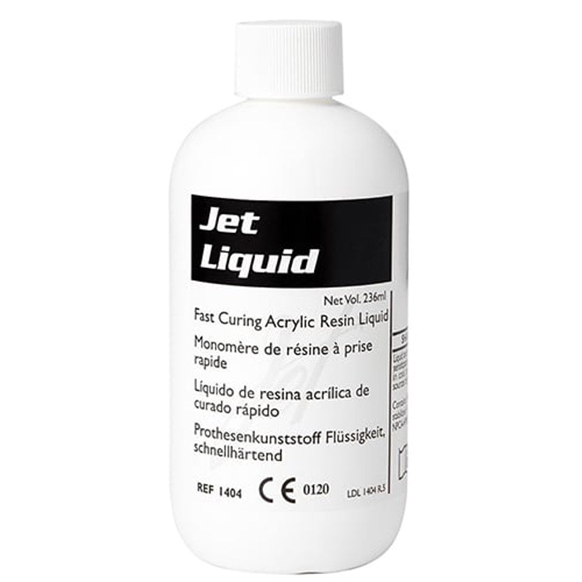 Lang Dental Jet Repair Acrylic Liquid, Self-Curing, 118 ml (4 oz) Bottle, 1403