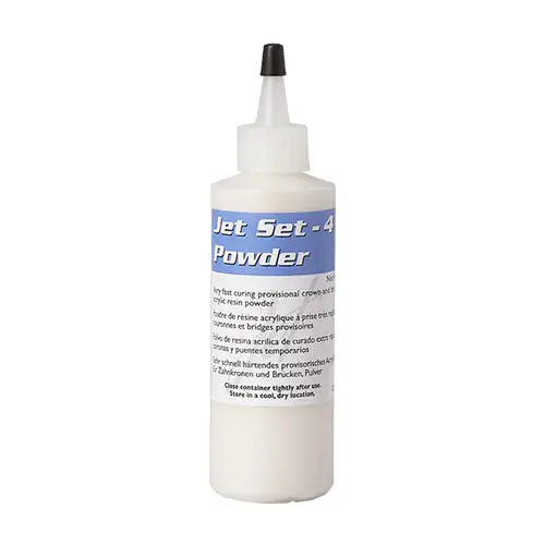 Lang Dental Jet Set-4 Acrylic Resin Powder, Shade OM1, 4 oz Bottle, Refill, 3820OM1
