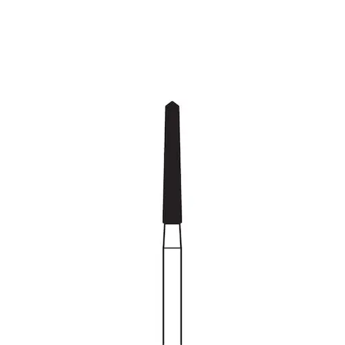 Midwest Once Sterile Surgical Carbide Bur, Tapered Fissure #161, Friction Grip, 1.6 mm Diameter, 10/Pkg, 314613