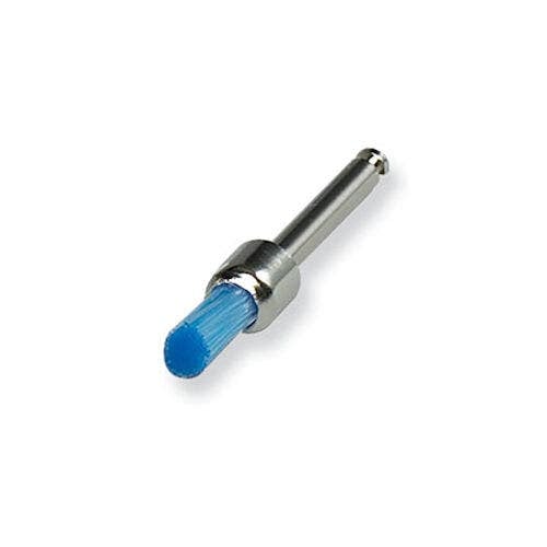 Premier Dental Diamond Twist SCO Intra-Oral Polishing Flat Brush, RA, 1/2 in, Blue, 25/Pkg, 2019004
