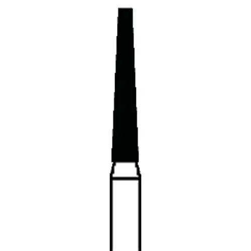 SS White Piranha Single-Use Diamond Bur, Coarse, 25/Pkg, 858-014C