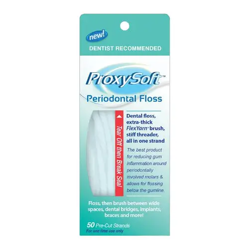 Proxysoft Periodontal Floss, Unflavored, 50/Pkg, 2008DP