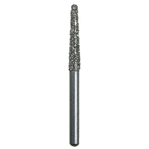 Spring FG #772.10 Round End Taper Super Coarse Single-Use Diamond Bur, 25/Pkg, 850-018SC