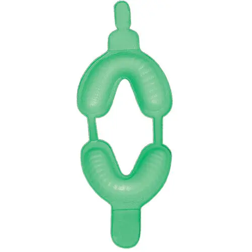 Vista Apex Dual Arch Fluoride Trays, Small, Green, 50/Pkg, 205201