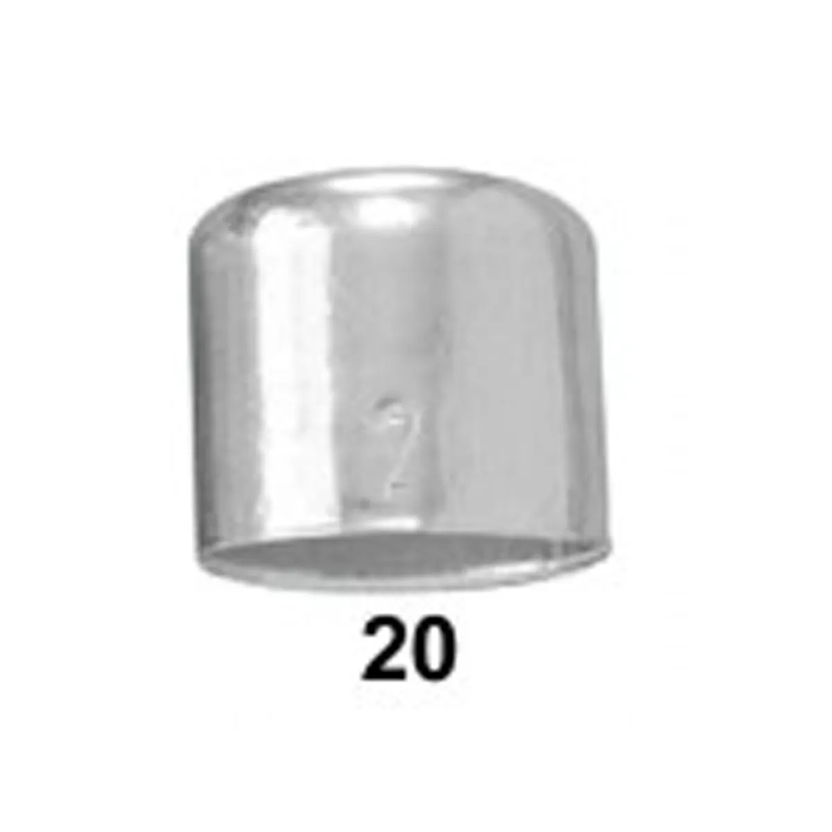 3M ESPE Stainless Steel Crown, Size 20, Gray, 25/Box, AT-XL25-20