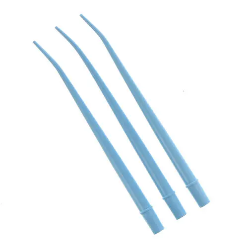 Darby Dental Surgical Aspirator Tip, 7 3/4" Long, 1/16" Diameter, Blue, Small, 25/Pkg, D010