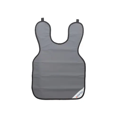 Darby X-Ray Adult Apron, 0.3 mm Lead Equivalent, Vinyl, 24 x 36, Gray, 9507581