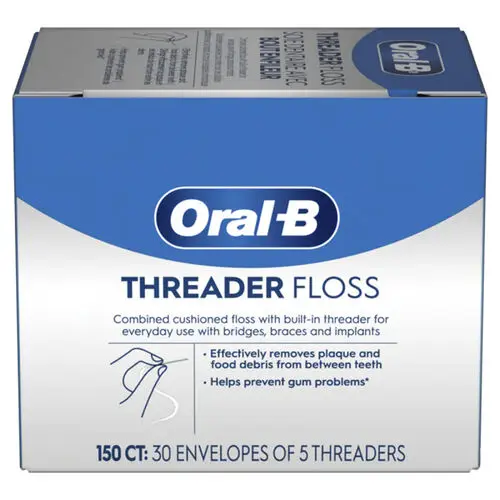 Threader Floss, 30 Envelopes of 5 Pieces, 150 Total, 8077581