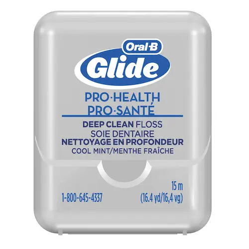 Oral-B Glide Deep Clean Floss, Waxed, 15 Yards, 1 Each