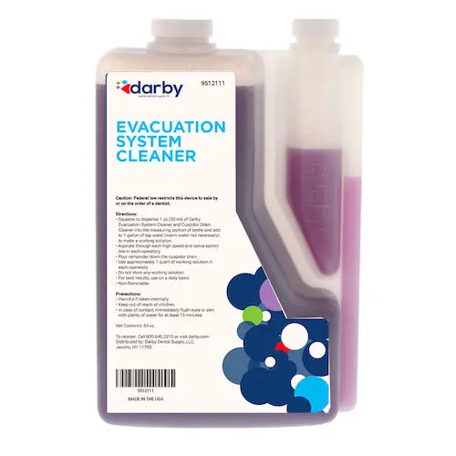 Darby Evacuation System Cleaner, Enzyme-Based, 64 oz., 9512111