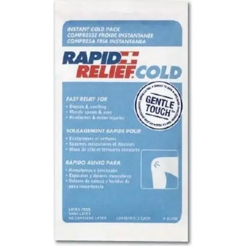 Rapid Aid Instant Cold Pack, 4" x 6", 50/Pkg, 31346-50