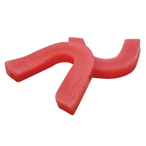 Darby U-Shaped Preformed Bite Wax, 3/8", Pink, 100/Box