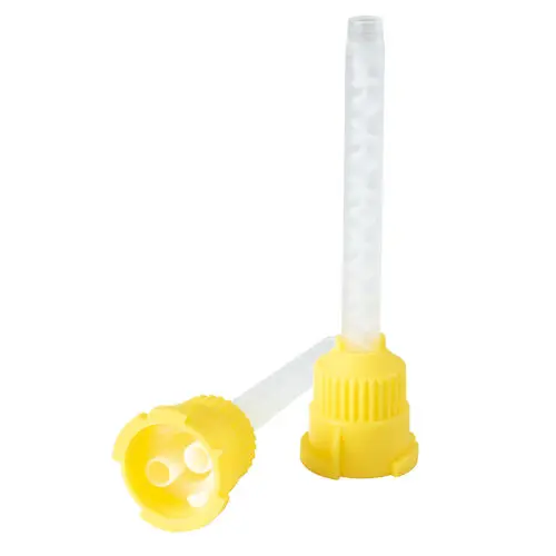 Darby Dental I.O. Tips and Gun, Mixing Tips, 4.2 mm, Yellow, 48/Pkg, DPD-250