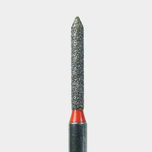 Microcopy NeoDiamond Beveled Cylinder FG Diamond Bur, Fine, 1.2mm, 25/Pkg, 1812.8F