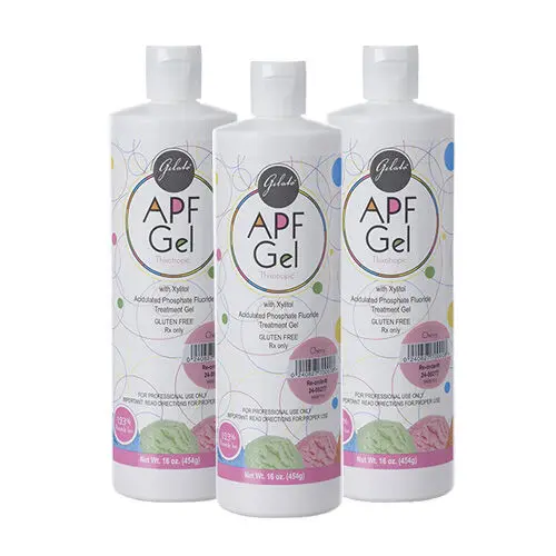 Gelato APF Fluoride Gel, 1.23% Acidulated Phosphate, Cherry, 16 oz Bottle, 24-08277