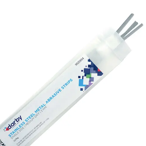 Darby Dental Finishing Strips, Medium Grit, 1S, 3mm, 12/Pkg., 46012DA