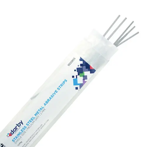 Darby Dental Finishing Strips, Medium Grit, 1S, 2mm, 12/Pkg., 46002DA