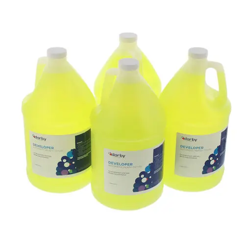 Darby Dental X-Ray Developer Solution, 1 Gallon Bottles, 4/Case, 206-24D