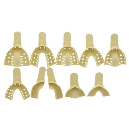 Darby Disposable Impression Trays, Perforated & Solid Assorted, 120/Pkg., 9521860D