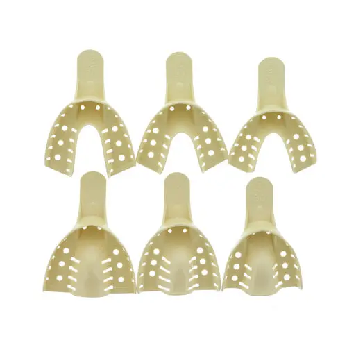 Darby Disposable Impression Trays, Perforated Full Assorted, Sizes 1-6, 72/Pkg, 9521861D