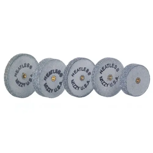Keystone Mizzy Heatless Wheel, #5 White, 7/8" x 1/8", 50/Pkg, 6150500