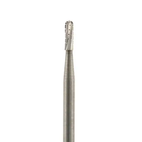 Domed Fissure Carbide Bur, CrossCut, FG 1558, 100/Pkg