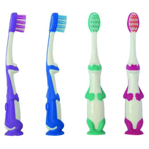 Darby Stage 2 Children's Toothbrush, Dinosaur, Extra Soft, 36 Tufts, 72/Box, DAR16230