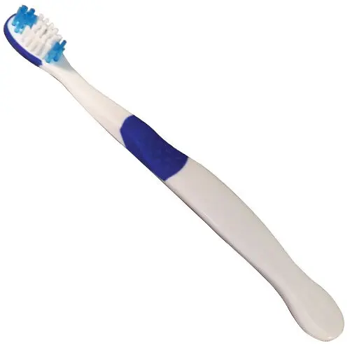 Darby Child's Toothbrush Stage 2, 2-Tone Grip, Extra Soft Bristles, 32 Tufts, 72/Box, DAR10775