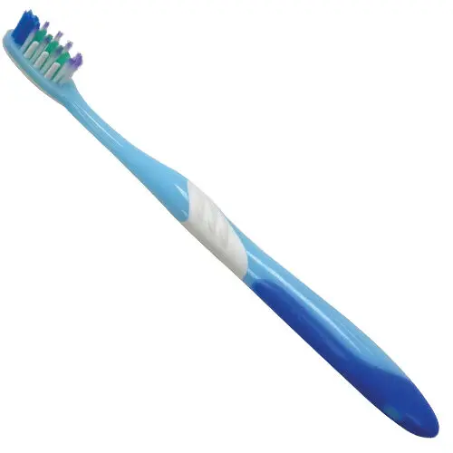 Darby Dental Compact Head Toothbrush, Interdental Bristles, Sensitive, 28 Tufts, Assorted Colors, 72/Box, DAR10788