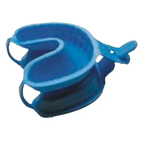 Topex Dual Arch Fluoride Trays, Large, Blue, 50/Pkg, AD32013