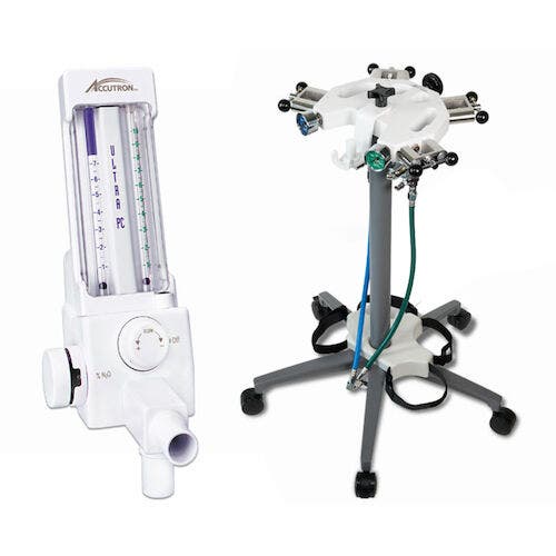Accutron Ultra PC % Flowmeter System, Package B (4-Cylinder Portable), 36100