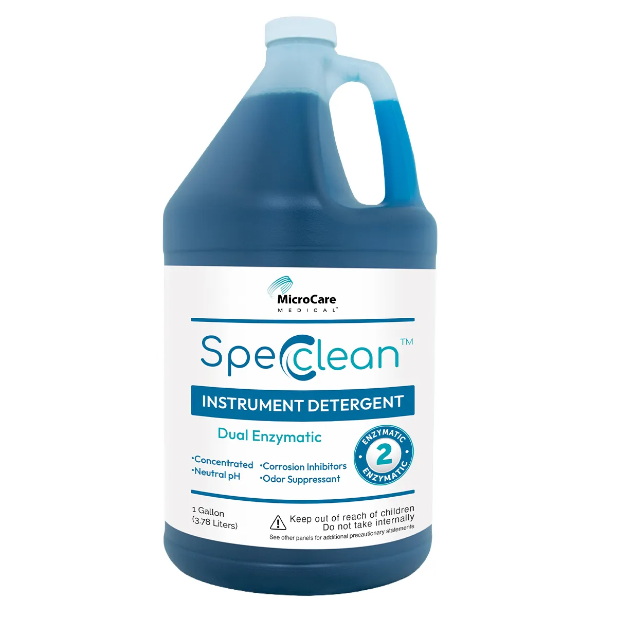 Spec Clean Dual Enzymatic Instrument Detergent, 1 Gallon with Pump, PREZ128
