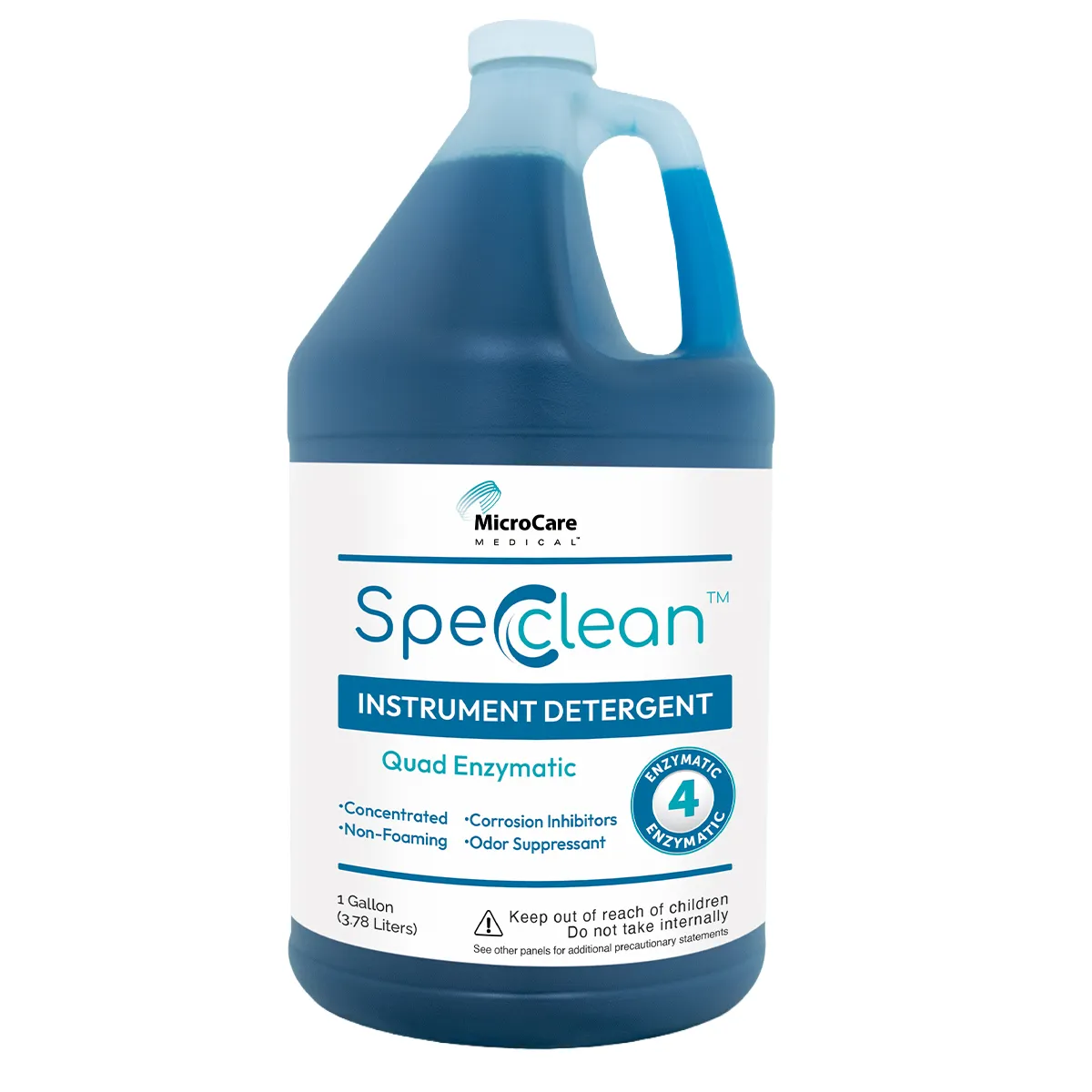 ProEZ AW Quad™ Concentrated Quadruple Enzyme Automatic Washer Detergent, 1 Gallon with Pump, PREZAW128