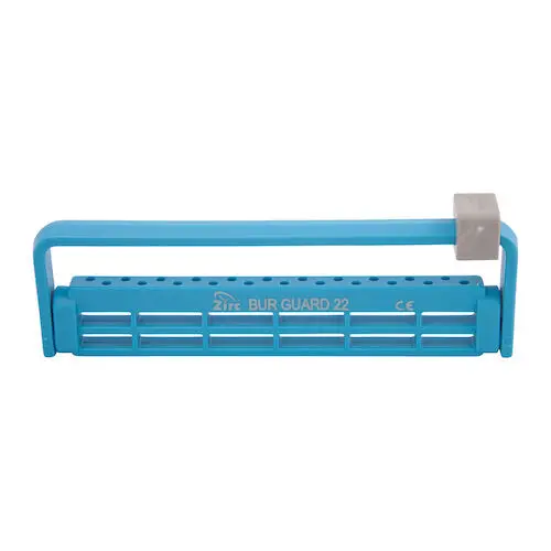 Zirc Dental Bur Guards, 22-Hole, Blue, 50Z410L