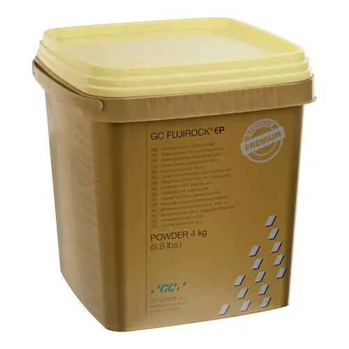 GC FujiRock EP Premium Line Dental Stone, Type 4, 4 kg, Yellow, 890364