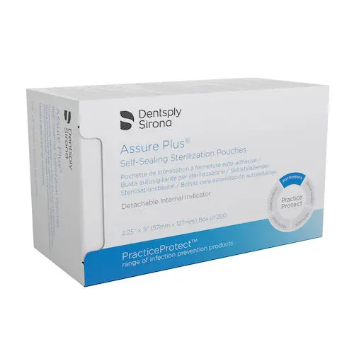 Dentsply Sirona Sterilization Pouch, 2.25" x 5", 200/Box, 83001