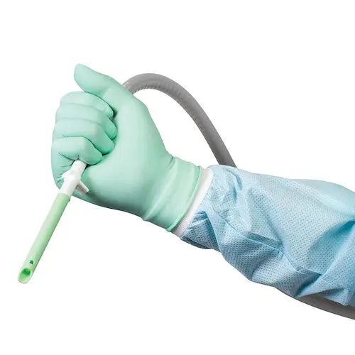 Practicon DisposEvac HVE Tips, Single-Use High Volume Evacuation Tips with Built-In Valve, Vented Green, 8" Long, 50/Bag, 7042627