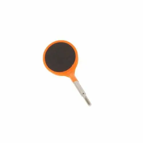 Zirc Crystal HD® #4 Neon Orange Resin Mouth Mirror Screw-On Heads (Cone Socket), 12/Pack, 50Z371Q